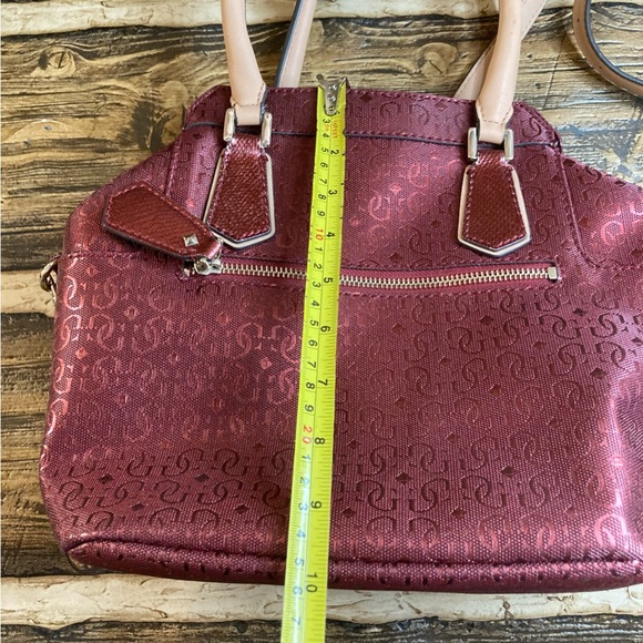 Guess crossbody/shoulder/ handbag maroon red - Picture 4 of 15